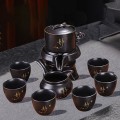 Bộ ấm chén pha trà cối xay gốm sứ cao cấp N315, Chữ Hán