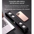 Loa máy tính gaming để bàn JK-1119 bass cực đỉnh, đèn đổi màu RGB hiện đại BA1672, Màu trắng