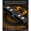 Loa máy tính gaming để bàn JK-1119 bass cực đỉnh, đèn đổi màu RGB hiện đại BA1672, Màu trắng
