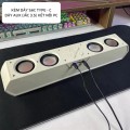 Loa máy tính gaming để bàn JK-1119 bass cực đỉnh, đèn đổi màu RGB hiện đại BA1672, Màu trắng