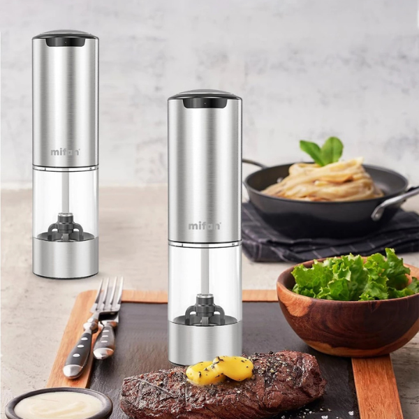 Máy xay muối tiêu tự động lưỡi gốm cao cấp BA1674