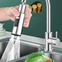 Đầu vòi nước tăng áp chống văng nước xoay linh hoạt BA1679