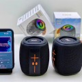 Loa bluetooth HM-805 âm thanh mạnh mẽ, đèn LED RGB cao cấp BA1680