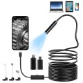 Camera nội soi cho iphone, điện thoại android Type-C và Lightning 8mm IP68 chất lượng cao BA1645, Dây mềm