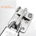Chốt khóa cài cửa inox, chốt cửa an toàn gạt trái gạt phải kèm ốc vít BA1648, Chốt cài bên trái