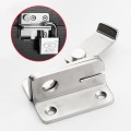 Chốt khóa cài cửa inox, chốt cửa an toàn gạt trái gạt phải kèm ốc vít BA1648, Chốt cài bên trái