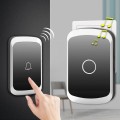 Chuông cửa không dây, chống nước tín hiệu xa 300m bộ 1 phát 1 thu US Plug BA1682, Màu vàng đen