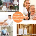 Chuông cửa không dây, chống nước tín hiệu xa 300m bộ 1 phát 1 thu US Plug BA1682, Màu vàng đen