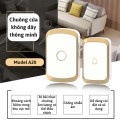 Chuông cửa không dây, chống nước tín hiệu xa 300m bộ 1 phát 1 thu US Plug BA1682, Màu vàng đen