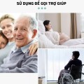 Chuông cửa không dây, chống nước tín hiệu xa 300m bộ 1 phát 1 thu US Plug BA1682, Màu vàng đen