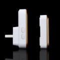 Chuông cửa không dây, chống nước tín hiệu xa 300m bộ 1 phát 1 thu US Plug BA1682, Màu vàng đen