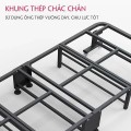 Giường xếp, giường gấp giường ngủ trưa văn phòng gấp gọn có bánh xe BA1651, KT 190cm x 80 cm x 30cm