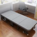 Giường xếp, giường gấp giường ngủ trưa văn phòng gấp gọn có bánh xe BA1651, KT 190cm x 80 cm x 30cm