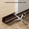 Ron PVC chặn khe cửa đa năng dài 93cm chống côn trùng BA1653, Màu nâu