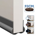 Ron PVC chặn khe cửa đa năng dài 93cm chống côn trùng BA1653, Màu nâu