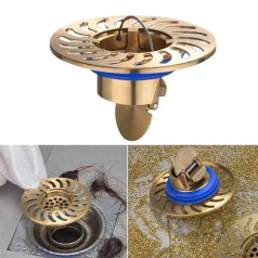 Nắp đậy cống thoát nước sàn nhà tắm cỡ lớn kèm lọc rác BA1654