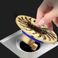 Nắp đậy cống thoát nước sàn nhà tắm cỡ lớn kèm lọc rác BA1654