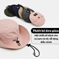 Mũ tai bèo chống thấm nước khô nhanh bảo vệ da chống tia uv phù hợp du lịch cắm trại BA1685, Màu kaki