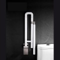 Thanh vịn nhà vệ sinh gấp gọn chống trượt an toàn cho người già BA1703, Trắng 60cm