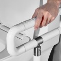 Thanh vịn nhà vệ sinh gấp gọn chống trượt an toàn cho người già BA1703, Trắng 60cm