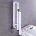 Thanh vịn nhà vệ sinh gấp gọn chống trượt an toàn cho người già BA1703, Trắng 60cm