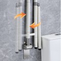 Thanh vịn nhà vệ sinh gấp gọn chống trượt an toàn cho người già BA1703, Trắng 60cm