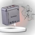 Bộ sạc nhanh Type C 65W Basefast 3 cổng tương thích nhiều thiết bị BA1700