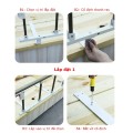 Thanh chắn giường chống ngã cho người già và trẻ nhỏ cao cấp BA1708, Thép không gỉ 4