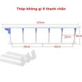 Thanh chắn giường chống ngã cho người già và trẻ nhỏ cao cấp BA1708, Thép không gỉ 4