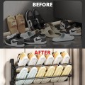 Kệ để giày dép gắn tường đa năng, không cần đục lỗ gấp gọn BA1712