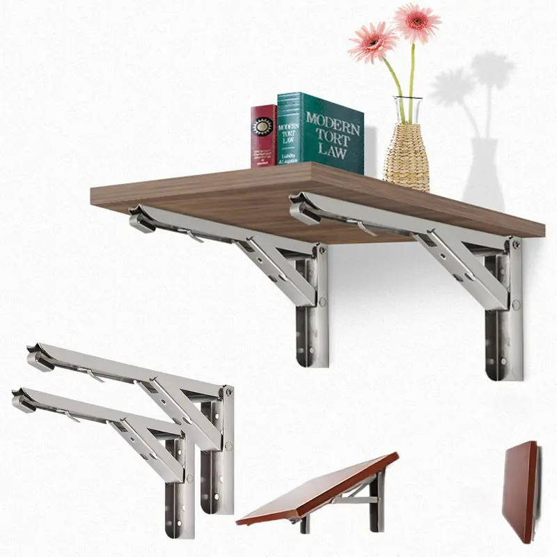 Bộ 2 bản lề gập inox thông minh chịu lực BA1709