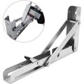 Bộ 2 bản lề gập thông minh chữ K chất liệu inox, ke đỡ gập chịu lực BA1709, 30cm (inox)