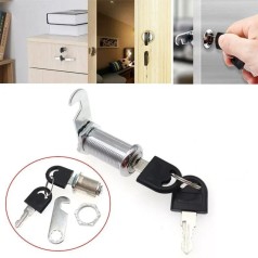 Ổ khóa tủ, ngăn kéo kèm 2 chìa khóa tiện lợi BA1710, 16mm