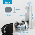 Ổ khóa tủ, ngăn kéo kèm 2 chìa khóa tiện lợi BA1710, 16mm