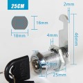 Ổ khóa tủ, ngăn kéo kèm 2 chìa khóa tiện lợi BA1710, 16mm