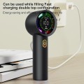 Quạt cầm tay mini công nghệ mới cao cấp, bỏ túi tiện lợi BA1627, Màu đen - Đèn mood