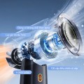 Quạt cầm tay mini công nghệ mới cao cấp, bỏ túi tiện lợi BA1627, Màu đen - Đèn mood