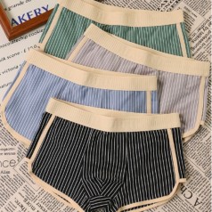 [Combo 4 chiếc] Quần sịp đùi nam cotton mềm mịn thấm hút mồ hôi BA1686 , L ( 40-61KG )