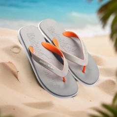 Dép xỏ ngón nam kiểu dáng thể thao thoải mái êm chân BA1735, Màu xám - Size M (Size 41-42)