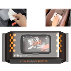 Combo 3 túi khăn ướt lau nội thất ô tô, vệ sinh đồ da, giày, túi BA1756