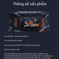 Combo 3 túi khăn ướt lau nội thất ô tô, vệ sinh đồ da, giày, túi BA1756