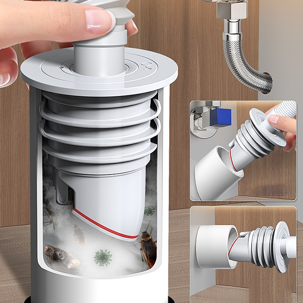 Nút silicon bịt lỗ thoát nước ngăn mùi hôi chặn côn trùng BA1750