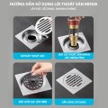 Bộ lõi lọc nam châm lỗ thoát sàn kèm miếng tăng kích thước BA1673