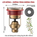 Bộ lõi lọc nam châm lỗ thoát sàn kèm miếng tăng kích thước BA1673