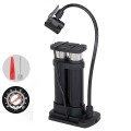 Bơm xe máy xe, đạp ống đôi có đồng hồ đo áp suất chuyên dụng BA1619