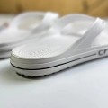 Dép crosc xỏ ngón cao cấp nam nữ siêu nhẹ, chống nước tốt BA1598, Màu trắng - Size 39