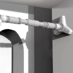 Xà đơn gắn tường bản nâng cấp, bền bỉ và an toàn tối đa BA1390, 3 CẠNH (70-100cm)