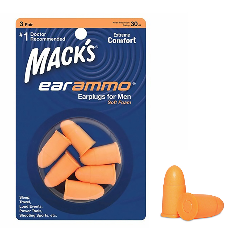 Nút bịt tai chống ồn cao cấp Macks Ear Ammo Foam