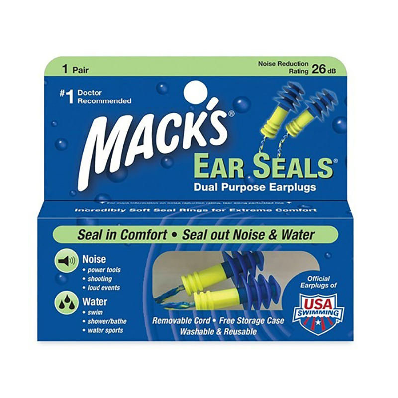 Nút bịt tai chống nước, chống ồn thế hệ mới Macks Ear Seals B115