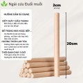 Set 50 thanh nhang ngải cứu đuổi muỗi cho bé, xông nhà thơm phòng kèm đế gỗ BA1642